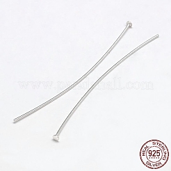925 Sterling Silver Flat Head Pins&nbsp;STER-F018-01C