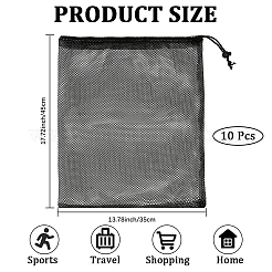 Rectangle Mesh Polyester Gift Bags&nbsp;ABAG-WH20001-23A