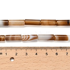 Dyed Natural Agate Beads Strands&nbsp;G-G203-01H