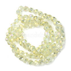 Electroplate Glass Beads Strands&nbsp;EGLA-K061-07A-FR03