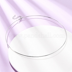 1.5MM 201 Stainless Steel Wire Choker Necklace&nbsp;NJEW-Z098-02P
