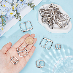 24Pcs 6 Styles Alloy Roller Buckles for Bag Strap Connector&nbsp;DIY-GF0013-72P