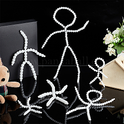 6Pcs 6 Style Plastic Action Figure Movable Skeleton&nbsp;DIY-PH0020-90