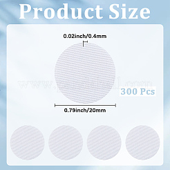 300Pcs Polyester Iron on/Sew on Patches&nbsp;PATC-CY0001-50