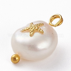 Natural Keshi Pearl Pendants&nbsp;PALLOY-JF00594-01