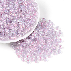 FGB Inside Colours Transparent Glass Seed Beads&nbsp;SEED-T009-01F