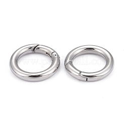 Tarnish Resistant 304 Stainless Steel Spring Gate Rings&nbsp;X-STAS-E055-23