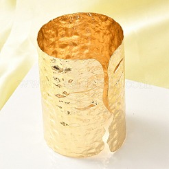 Textured Alloy Open Cuff Bangles for Women&nbsp;LS-BJEW-K272-04G