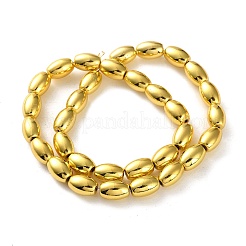 Electroplated Synthetic Non-Magnetic Hematite Beads Strands&nbsp;G-Q1009-E01-8x12mm
