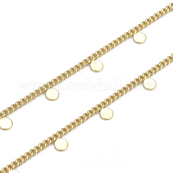 Handmade Brass Curb Chains&nbsp;CHC-E020-06G
