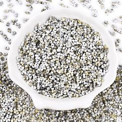 Two Tone Baking Paint Glass Seed Beads&nbsp;SEED-C003-01P