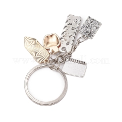 Teachers' Day Alloy Enamel Keychains&nbsp;KEYC-JKC00783