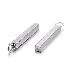 Tarnish Resistant 201 Stainless Steel Pendants&nbsp;STAS-L214-08P