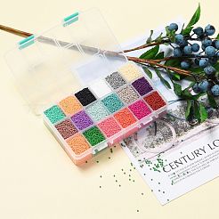 FGB 450G 18 Colors 12/0 Grade A Round Glass Seed Beads&nbsp;SEED-JP0012-09-2mm