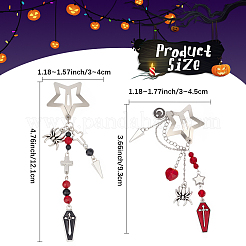 DIY Star Snap Hair Clips Kits&nbsp;DIY-SC0031-77