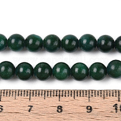 Dyed Natural Mashan Jade Round Beads Strands&nbsp;G-T139-6mm-67F