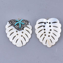 Freshwater Shell Pendants&nbsp;RB-T010-02