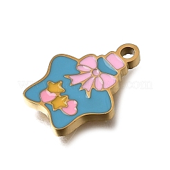 304 Stainless Steel Enamel Pendants&nbsp;SA-CBAA2E4-01F-G
