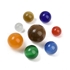 Cat Eye Planet Round Beads Display Decorations&nbsp;AJEW-R003-01