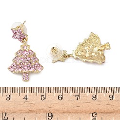 Alloy Dangle Stud Earrings&nbsp;LS-EJEW-H173-02G-01
