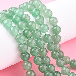 Natural Green Aventurine Beads Strands&nbsp;G-G099-8mm-17