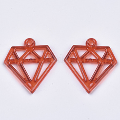 Transparent Acrylic Pendants&nbsp;TACR-T015-074
