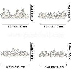 Carbon Steel Cutting Dies Stencils&nbsp;DIY-BC0001-74
