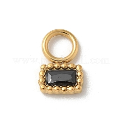 Ion Plating(IP) 304 Stainless Steel with Rhinestone Charms&nbsp;STAS-G351-11G