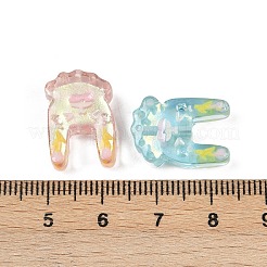 Transparent Resin Enamel Beads&nbsp;RESI-L047-12