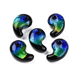 Luminous Handmade Silver Foil Lampwork Beads&nbsp;LAMP-F022-05F