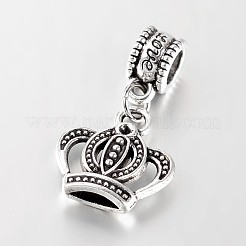 Mixed Shapes Large Hole Alloy European Dangle Charms&nbsp;MPDL-E033-01AS