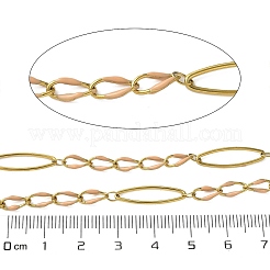 304 Stainless Steel Enamel Link Chains&nbsp;CHS-U003-01G-04