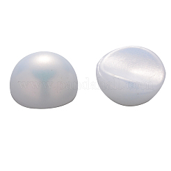 ABS Plastic Imitation Pearl Cabochons&nbsp;MRMJ-Q092-6mm-C01