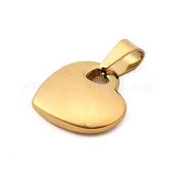 Heart 304 Stainless Steel Pendants&nbsp;STAS-M121-13G