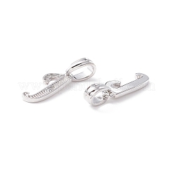 Rack Plating Eco-Friendly Brass Letter Pendants&nbsp;KK-K265-02P-J