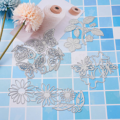 Flower & Leaf & Butterfly Frame Carbon Steel Cutting Dies Stencils&nbsp;DIY-TA0002-88