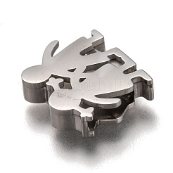 Non-Tarnish 304 Stainless Steel Slide Charms&nbsp;STAS-P270-40P