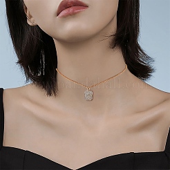 10Pcs Rack Plating Brass Micro Pave Clear Cubic Zirconia Pendants&nbsp;ZIRC-SZ0004-08