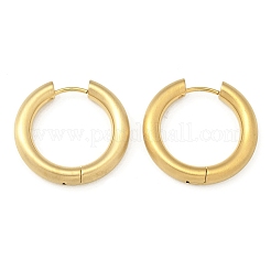 Frosted 304 Stainless Steel Huggie Hoop Earrings for Women&nbsp;EJEW-C096-32G-G