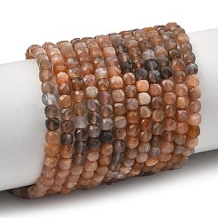 Natural Multi-Moonstone Beads Strands&nbsp;G-D103-C01