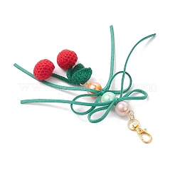 2Pcs Eco-Friendly Faux Suede Cord Pendant Decorations&nbsp;HJEW-JM03853