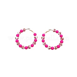 Porcelain Hoop Earrings&nbsp;FS-WG8AF2D-04