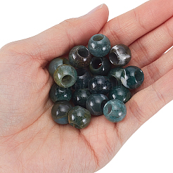 20Pcs Natural Indian Agate European Beads&nbsp;G-SP0001-47