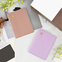 2Pcs 2 Colors PVC Passport Protector Covers&nbsp;AJEW-CL0005-16A