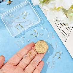 200Pcs 316 Surgical Stainless Steel Earring Hooks&nbsp;STAS-BBC0010-90