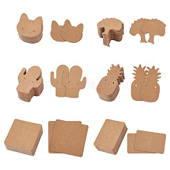 Cactus & Cat & Pineapple & Tree & Square & Rectangle Shape Earring Display Cards&nbsp;EDIS-TA0001-001
