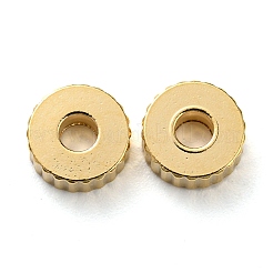 201 Stainless Steel Corrugated Beads&nbsp;STAS-A057-02A-G