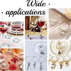 30Pcs 5 Colors Ion Plating(IP) 316 Surgical Stainless Steel Hoop Earrings Findings&nbsp;STAS-UN0030-95