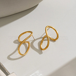 304 Stainless Steel Stud Earrings for Women&nbsp;HG0774