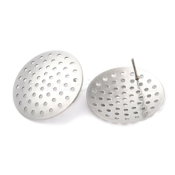 304 Stainless Steel Stud Earring Findings&nbsp;STAS-R123-18A-P
